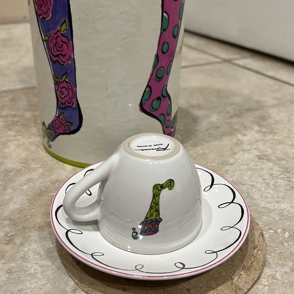 NEW Holiday set of 4 cups and sauces - Picture 5 of 9